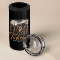 Tuskegee Airmen 4 in 1 Can Cooler Tumbler African American Heroes WW2 Tribute Black History Month - Wonder Print Shop