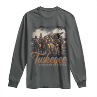 Tuskegee Airmen Long Sleeve Shirt African American Heroes WW2 Tribute Black History Month - Wonder Print Shop