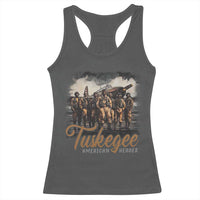 Tuskegee Airmen Racerback Tank Top African American Heroes WW2 Tribute Black History Month - Wonder Print Shop