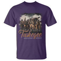 Tuskegee Airmen T Shirt African American Heroes WW2 Tribute Black History Month - Wonder Print Shop