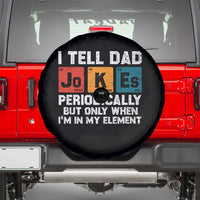 Dad Jokes Spare Tire Cover Periodically Element Funny Fathers Day