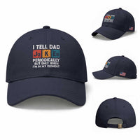 Dad Jokes Baseball Cap Periodically Element Funny Fathers Day