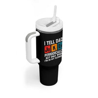 Dad Jokes Tumbler With Handle Periodically Element Funny Fathers Day