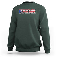 PFKNR Sweatshirt Vintage Boricua Puerto Rican Flag - Wonder Print Shop