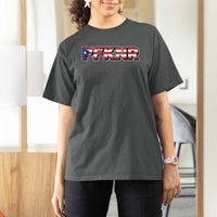 PFKNR T Shirt For Women Vintage Boricua Puerto Rican Flag - Wonder Print Shop