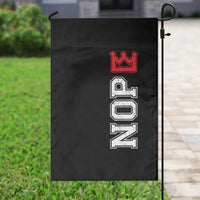 No Kings Garden Flag In America Protest - Wonder Print Shop