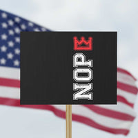No Kings Protest Sign In America Protest - Wonder Print Shop