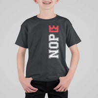 No Kings T Shirt For Kid In America Protest - Wonder Print Shop