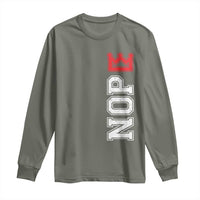 No Kings Long Sleeve Shirt In America Protest - Wonder Print Shop
