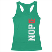 No Kings Racerback Tank Top In America Protest - Wonder Print Shop