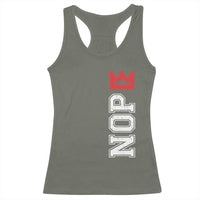 No Kings Racerback Tank Top In America Protest - Wonder Print Shop