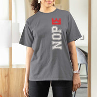 No Kings T Shirt For Women In America Protest - Wonder Print Shop