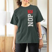 No Kings T Shirt For Women In America Protest - Wonder Print Shop