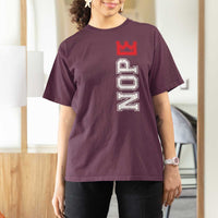 No Kings T Shirt For Women In America Protest - Wonder Print Shop