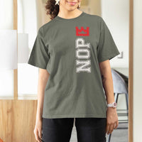 No Kings T Shirt For Women In America Protest - Wonder Print Shop