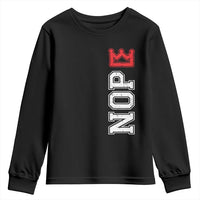 No Kings Youth Sweatshirt In America Protest - Wonder Print Shop