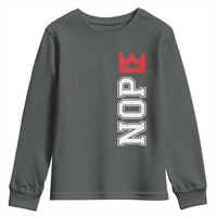 No Kings Youth Sweatshirt In America Protest - Wonder Print Shop