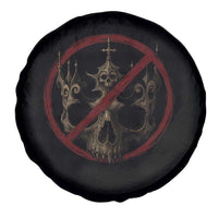 No Kings in America Spare Tire Cover Skull Crown Nope Kings - Wonder Print Shop