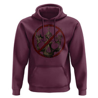 No Kings in America Hoodie Skull Crown Nope Kings - Wonder Print Shop