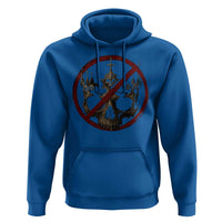 No Kings in America Hoodie Skull Crown Nope Kings - Wonder Print Shop