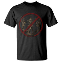 No Kings in America T Shirt Skull Crown Nope Kings - Wonder Print Shop