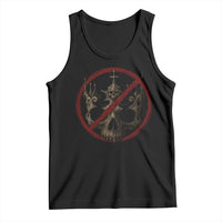 No Kings in America Tank Top Skull Crown Nope Kings - Wonder Print Shop