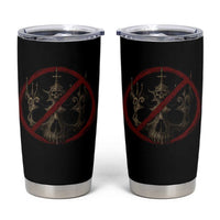 No Kings in America Tumbler Cup Skull Crown Nope Kings - Wonder Print Shop