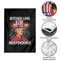 Bitches Love Independence Garden Flag Thomas Jefferson Funny 4th Of July - Wonder Print Shop