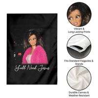 Y'all Need Jesus Funny Girls Meme Saying Christian Humor Garden Flag