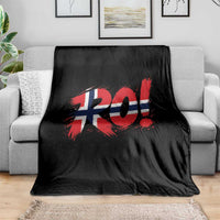 Ro Norway Viking Norwegian Flag Nordic Pride Throw Blanket