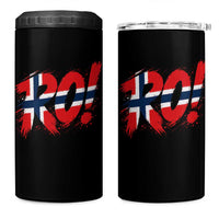 Ro Norway Viking Norwegian Flag Nordic Pride 4 in 1 Can Cooler Tumbler