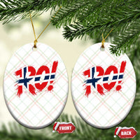 Ro Norway Viking Norwegian Flag Nordic Pride Ceramic Ornament