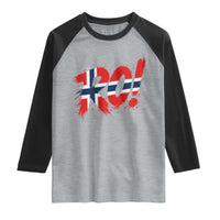 Ro Norway Viking Norwegian Flag Nordic Pride Raglan Shirt