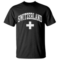 Switzerland Flag Vintage T Shirt Swiss Retro Vintage