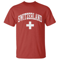 Switzerland Flag Vintage T Shirt Swiss Retro Vintage