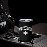 Switzerland Flag Vintage Tumbler Cup Swiss Retro Vintage