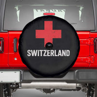 Vintage Retro Switzerland Fan Spare Tire Cover Swiss Cross Flag