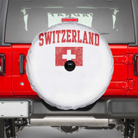 Switzerland Fan Spare Tire Cover Vintage Retro Swiss Cross Flag