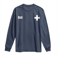 Switzerland Long Sleeve Shirt Retro Swiss Flag