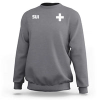 Switzerland Sweatshirt Retro Swiss Flag