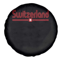 Switzerland Fan Retro Vintage Flag Spare Tire Cover