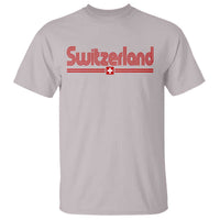 Switzerland Fan Retro Vintage Flag T Shirt