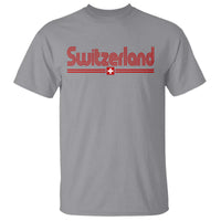 Switzerland Fan Retro Vintage Flag T Shirt