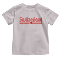 Switzerland Fan Retro Vintage Flag Toddler T Shirt