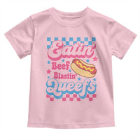 Hotdog Eatin Beef Blastin Queefs Inappropriate Toddler T Shirt Retro Groovy Hotdog Meme Funny Cringe Offensive Humor