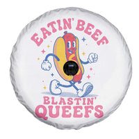 Hotdog Eatin Beef Blastin Queefs Inappropriate Spare Tire Cover Funny Cringe Offensive Humor