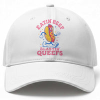 Hotdog Eatin Beef Blastin Queefs Inappropriate Baseball Cap Funny Cringe Offensive Humor
