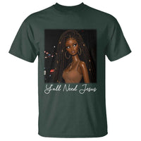 Need-Jesus Sarcastic Afro Doll Meme Funny Saying Christian T Shirt Black Girl African Pride