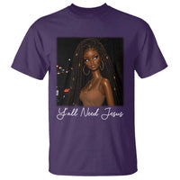 Need-Jesus Sarcastic Afro Doll Meme Funny Saying Christian T Shirt Black Girl African Pride