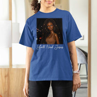 Need-Jesus Sarcastic Afro Doll Meme Funny Saying Christian T Shirt For Women Black Girl African Pride